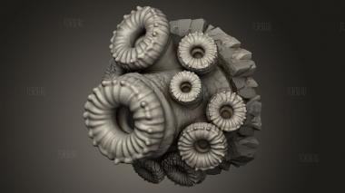 Ядро Пушечного Коралла 3d stl модель для ЧПУ