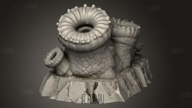 Ядро Пушечного Коралла 3d stl модель для ЧПУ