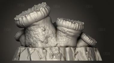 Ядро Пушечного Коралла 3d stl модель для ЧПУ