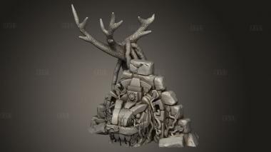 Руины Храма в Джунглях Драконьего Дерева 3d stl модель для ЧПУ