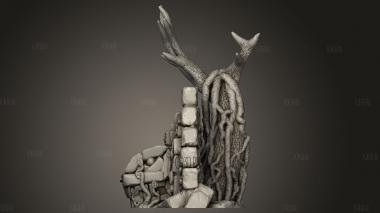 Руины Храма в Джунглях Драконьего Дерева 3d stl модель для ЧПУ