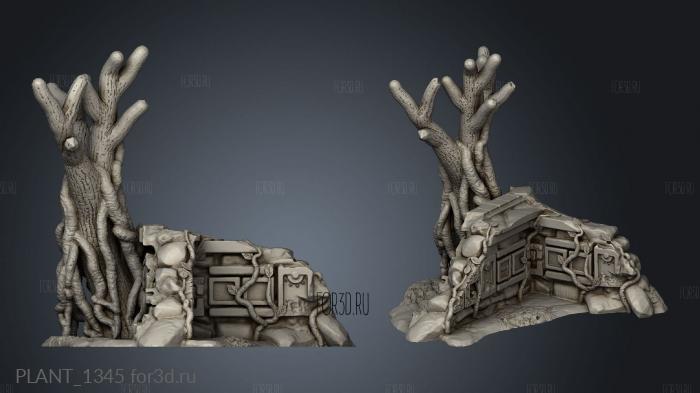 Jungle Temple Ruins stl model for CNC