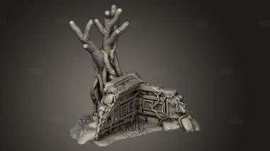 Руины Храма в Джунглях 3d stl модель для ЧПУ