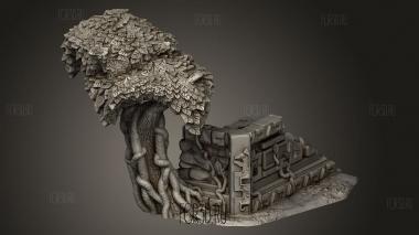 Руины Храма в Джунглях 3d stl модель для ЧПУ