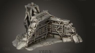 Руины Храма в Джунглях 3d stl модель для ЧПУ