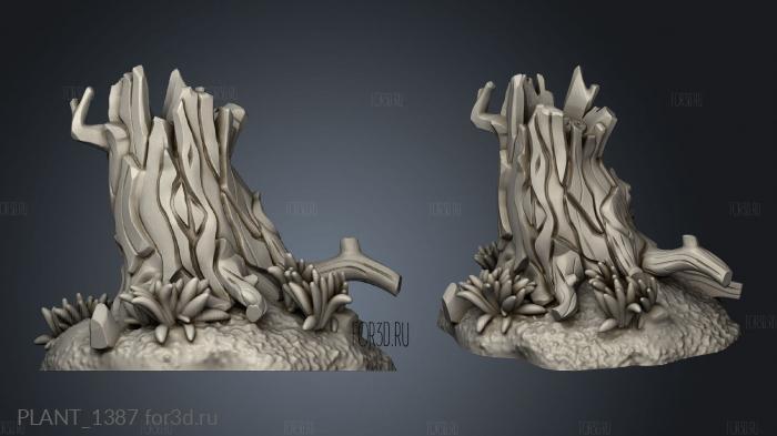 Dwarf Dark Forest Drunken stump DF 3d stl модель для ЧПУ