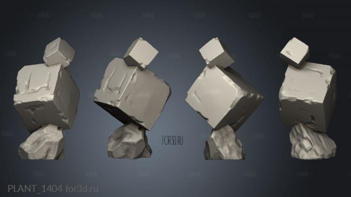 Cube Crystal stl model for CNC