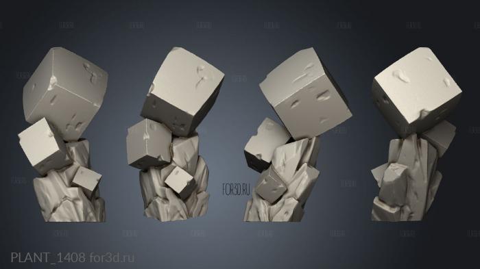 Cube Crystal Tuner stl model for CNC