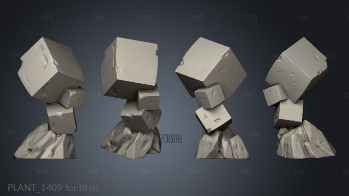 Cube Crystal Tuner stl model for CNC