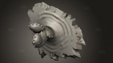 Египетские кактусы 3d stl модель для ЧПУ
