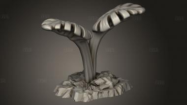 Зеленую Монстеру 3d stl модель для ЧПУ
