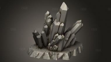 Магические Кристаллы Сердцевинного Камня 3d stl модель для ЧПУ