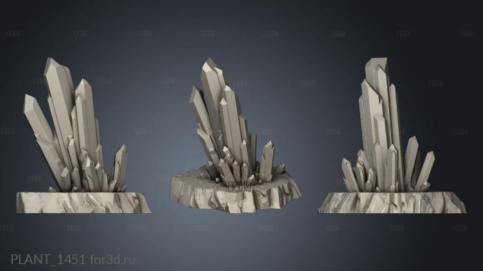 Core Rock Magic Crystals stl model for CNC