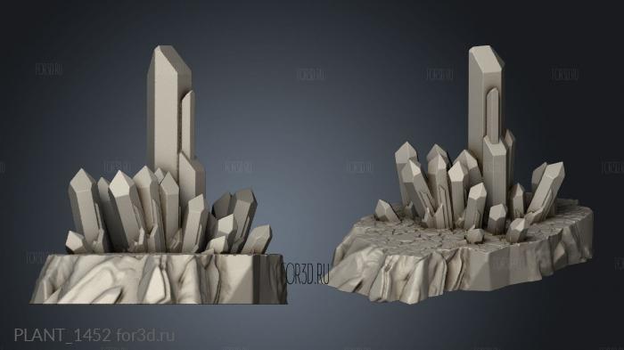 Core Rock Magic Crystals stl model for CNC