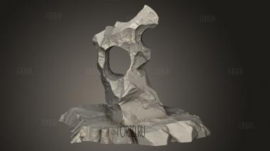 Острый Ледник Сердцевинной породы 3d stl модель для ЧПУ