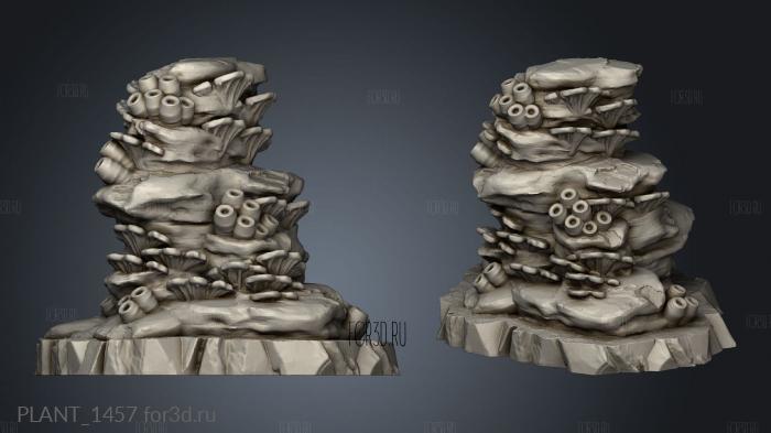 Core Rock Underwater Coral stl model for CNC