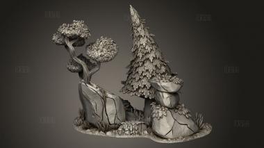 Сердцевина Сосны Пи 3d stl модель для ЧПУ