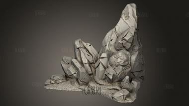 Образование льда 3d stl модель для ЧПУ