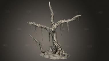 Замерзшее Лысое Дерево 3d stl модель для ЧПУ