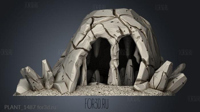 Ice Cave stl model for CNC