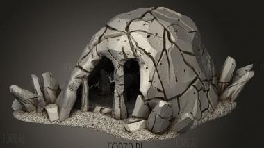 Ледяная Пещера 3d stl модель для ЧПУ