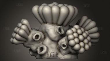 Грибок 3d stl модель для ЧПУ