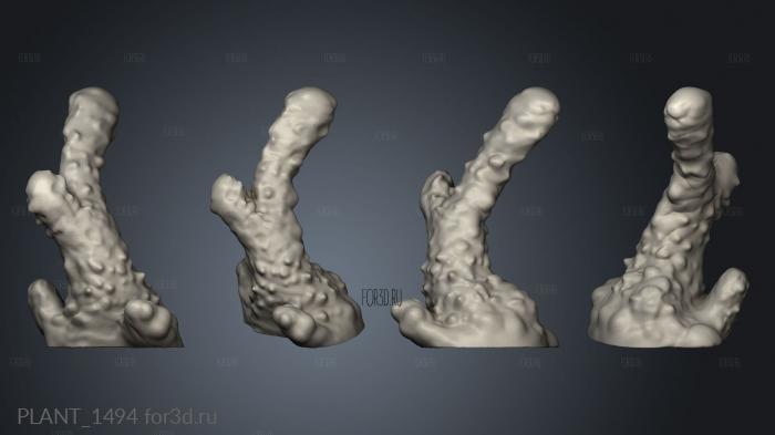 Fungus stl model for CNC