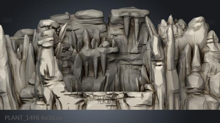 Goblin Grotto Crystal Tunnels stl model for CNC