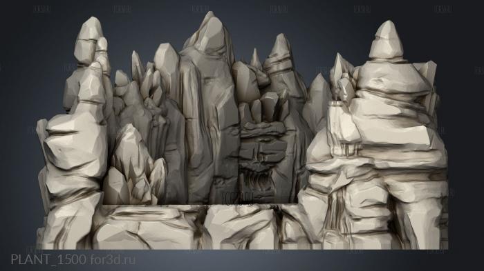 Goblin Grotto Crystal Tunnels degree stl model for CNC