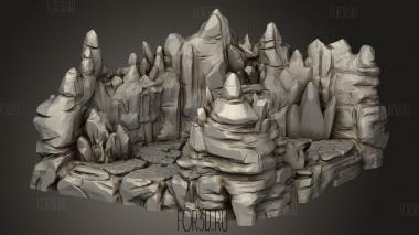 Степень Хрустальных туннелей Грота Гоблинов 3d stl модель для ЧПУ