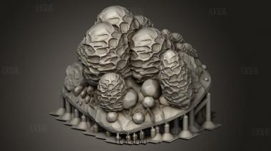 Споры грибов Сетц Бугварт 3d stl модель для ЧПУ
