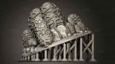 Споры грибов Сетц Бугварт 3d stl модель для ЧПУ