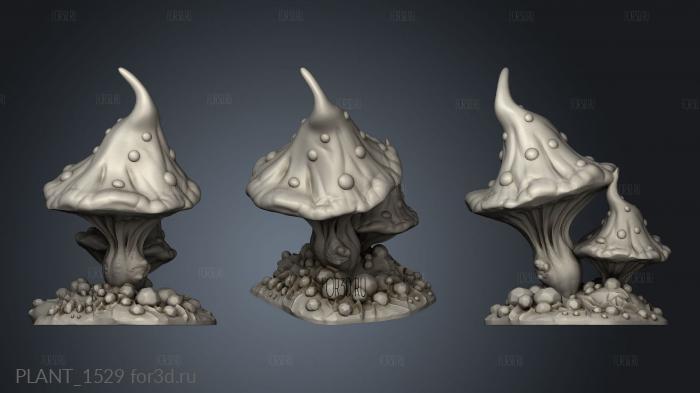 Mushroom Spore Setz Night Cap stl model for CNC