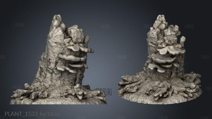 PLANT_1533 stl model for CNC