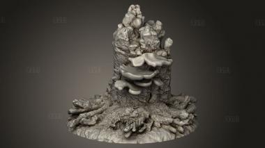 В Лесной пень с корнями 3d stl модель для ЧПУ