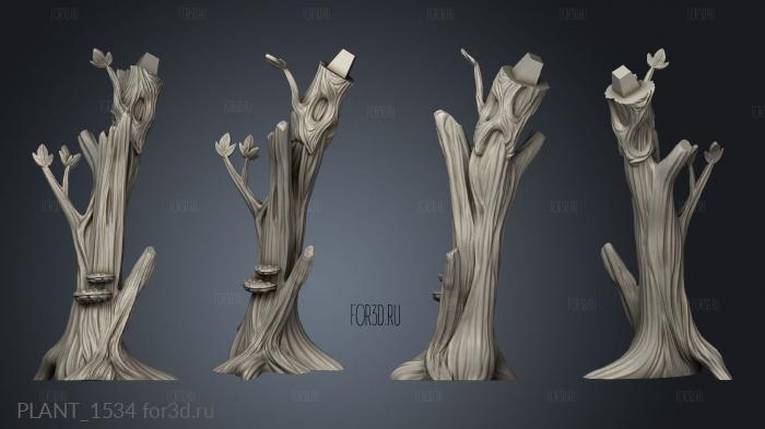 PLANT_1534 stl model for CNC