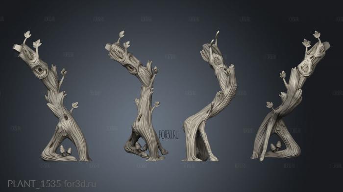 PLANT_1535 stl model for CNC