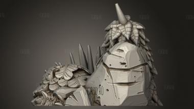 Следование за Основными Камнями джунглей 3d stl модель для ЧПУ