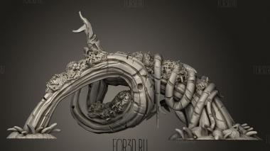 Искривленное Дерево в Сердцевине Джунглей 3d stl модель для ЧПУ