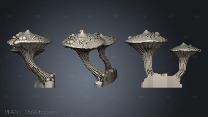 PLANT_1566 stl model for CNC