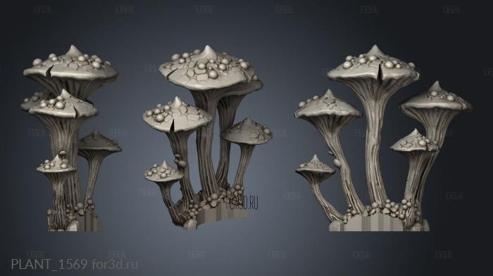 PLANT_1569 stl model for CNC