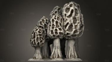 Болотистая местность 3d stl модель для ЧПУ