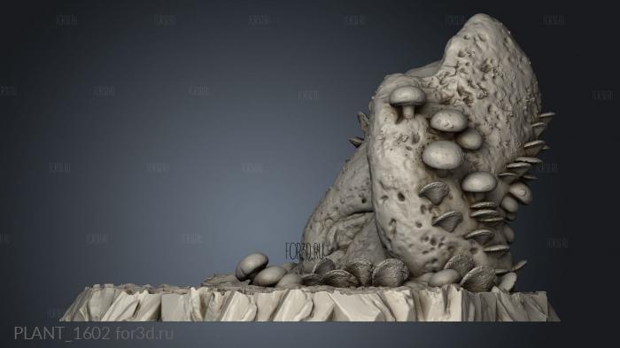 Nightmare Grotto Fungi Behemoth Base stl model for CNC