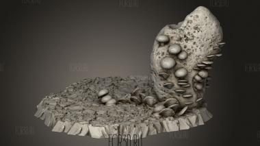 Кошмарный Грот Грибная База Бегемота 3d stl модель для ЧПУ
