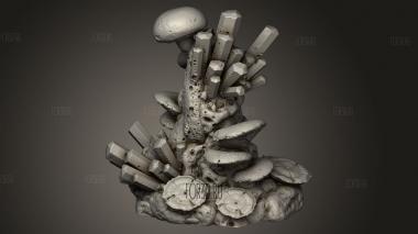 Кошмарный Грот Грибов 3d stl модель для ЧПУ