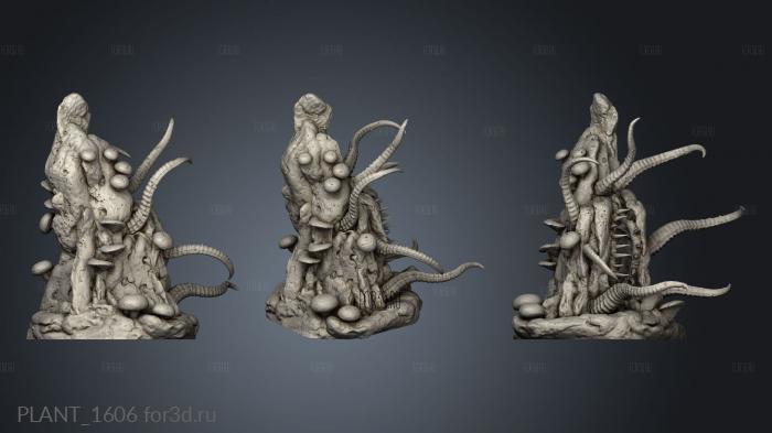 Nightmare Grotto Fungi Grappler stl model for CNC