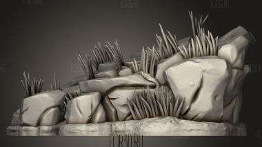 Хайлог Травяной Камень 3d stl модель для ЧПУ