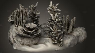 Поднимитесь на поверхность Бога-Акулы Под Водой 3d stl модель для ЧПУ