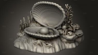 Поднимитесь на поверхность Бога-Акулы Под Водой 3d stl модель для ЧПУ
