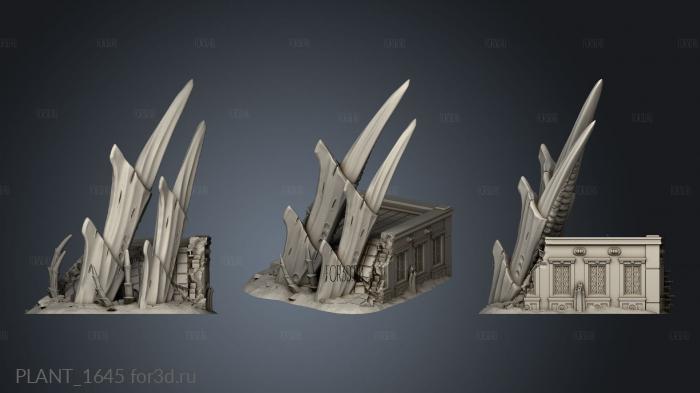 tyrannid Buildings Building stl model for CNC